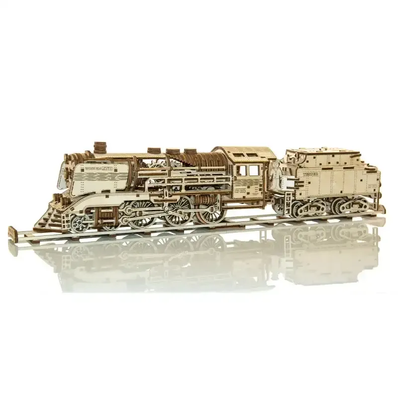 Express Train, Tender and Rails WoodenCity