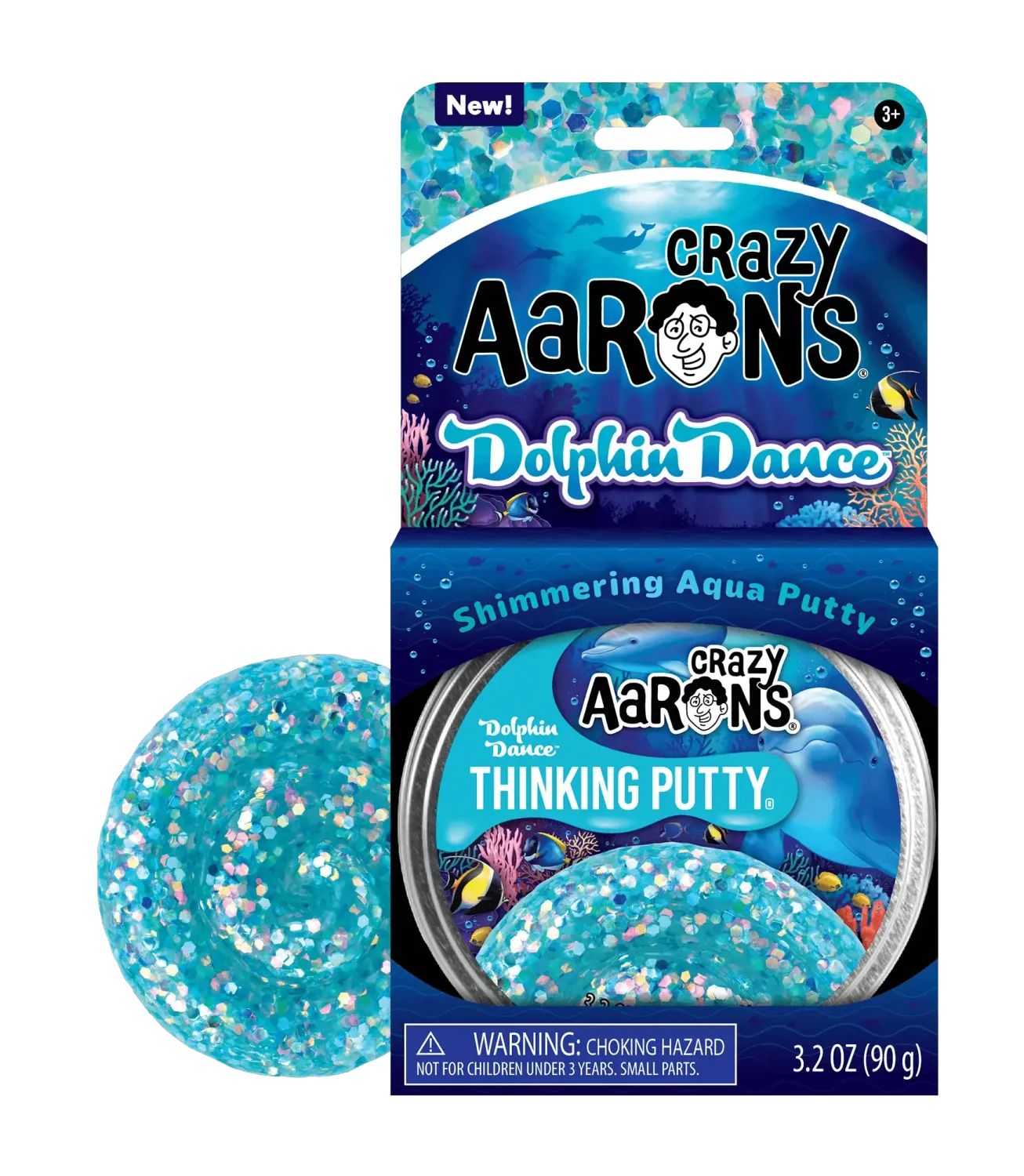 Full Size 4" Putty Dolphin Dance