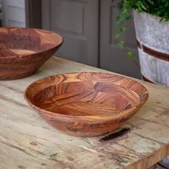 Wooden Serving Bowl MD 15.75”