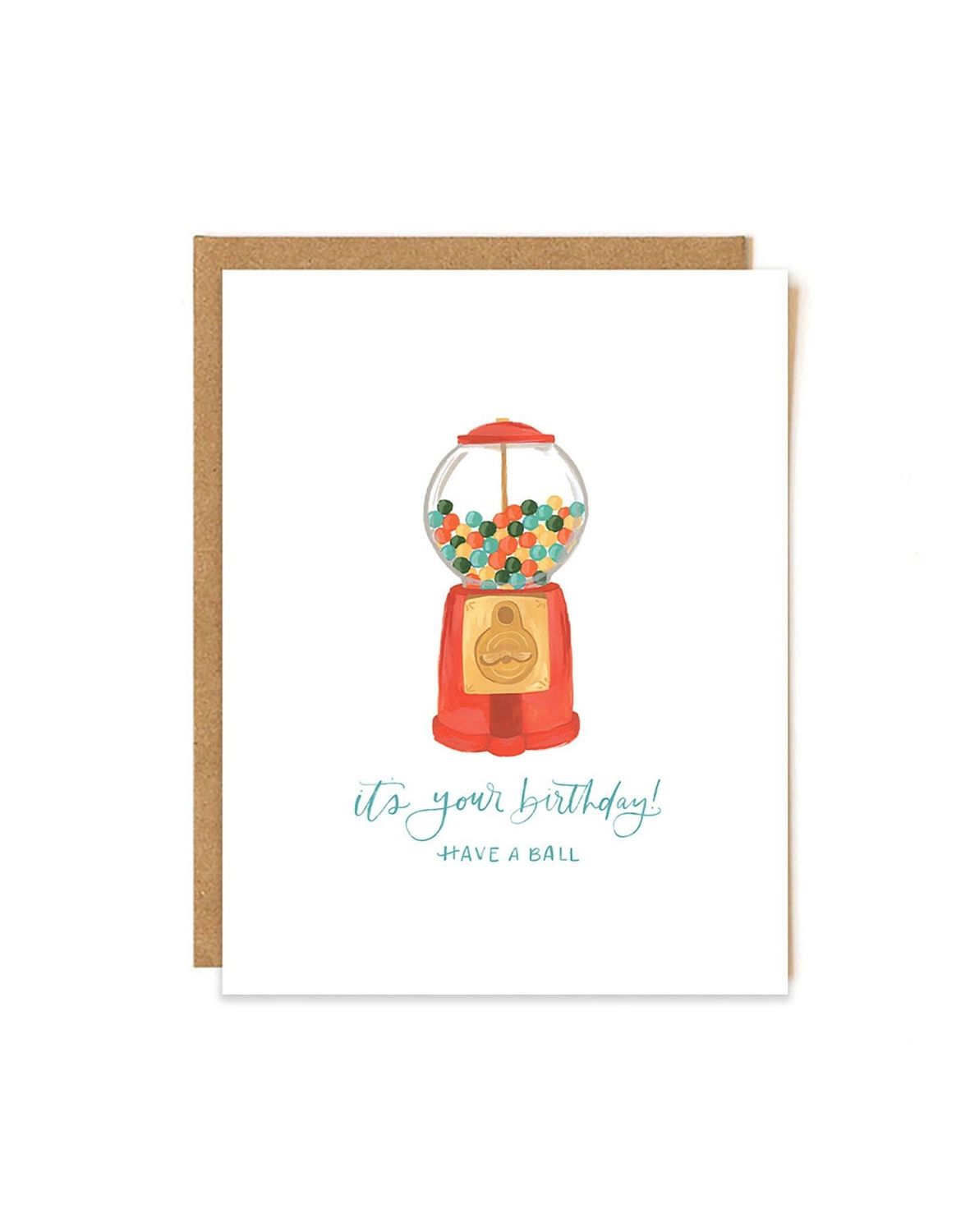 Gumball Birthday Greeting Card