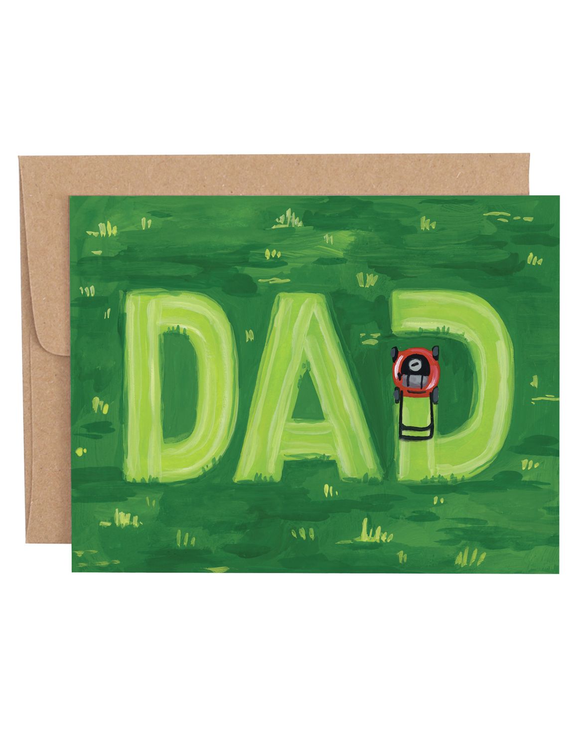 Fathers Day Dad Lawn Greeting Card