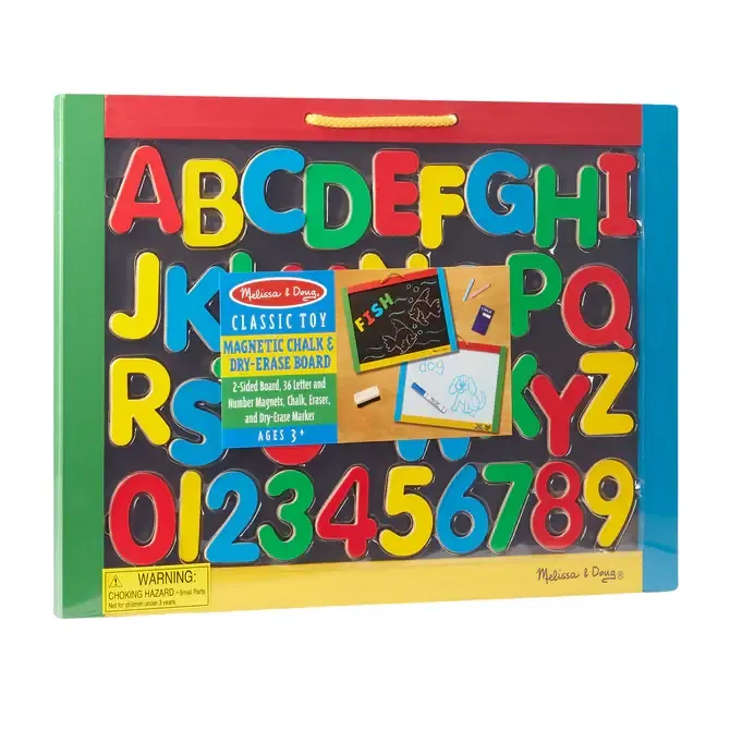 Melissa &amp; Doug Magnetic Chalkboard / Dry-Erase Board