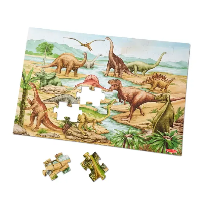 Melissa &amp; Doug Dinosaurs Floor Puzzle (48 pc)