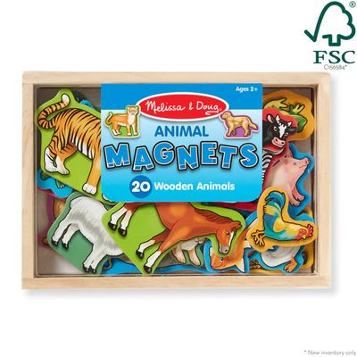 Melissa &amp; Doug Wooden Animal Magnets