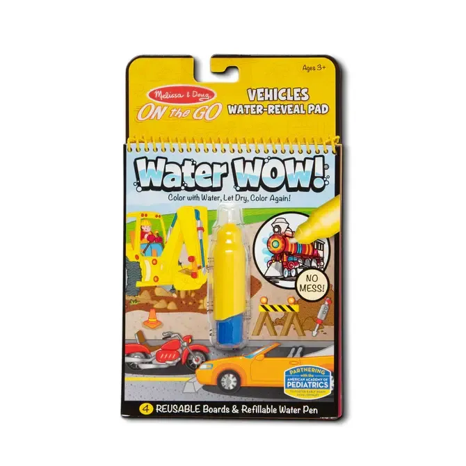 Melissa &amp; Doug Water Wow! -, Style: Vehicles
