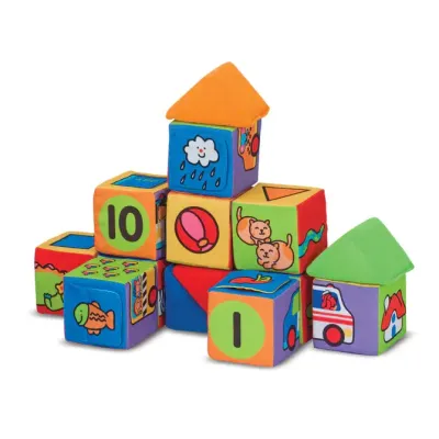 Melissa &amp; Doug Match &amp; Build Blocks