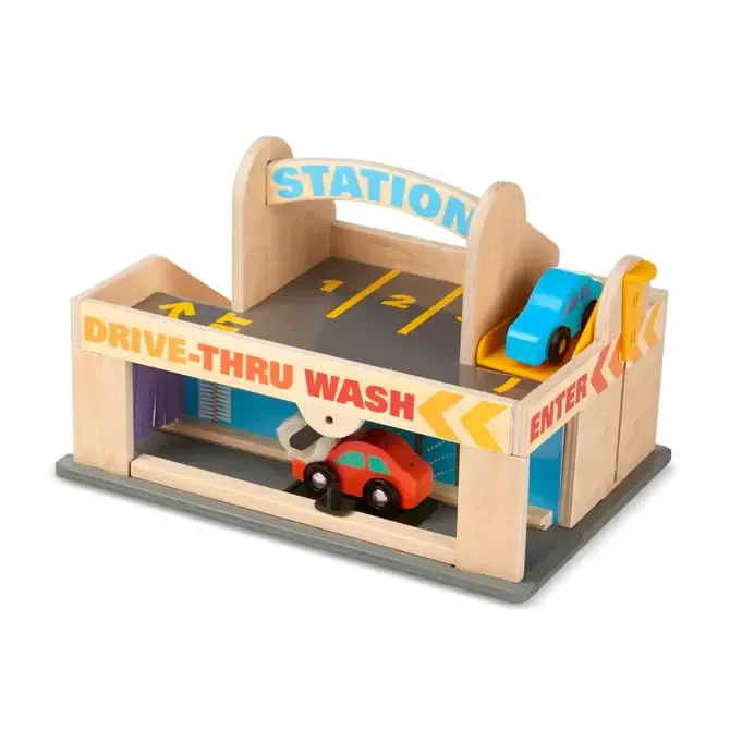 Melissa &amp; Doug Service Station Parking Garage