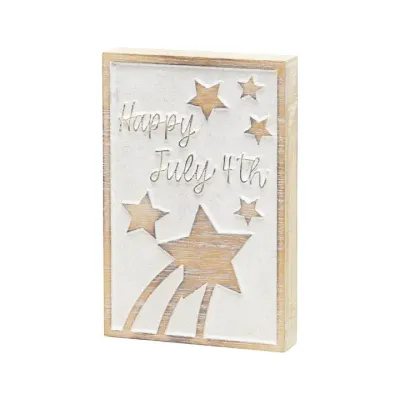 July 4th Carved Block