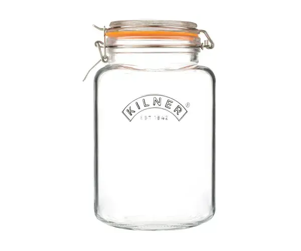 Kilner® Clip Top Square Jar 102 Oz