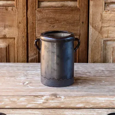 Smoked Glazed Crock 7.87”