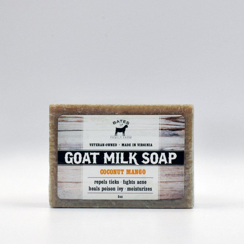 Bates Family Farm Goat Milk Soap Coconut Mango