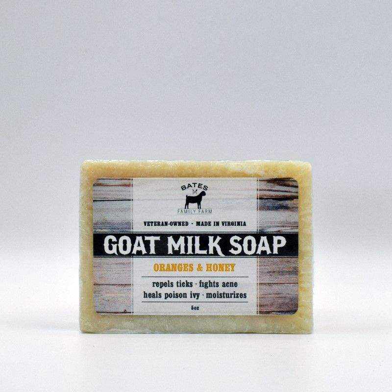 Bates Family Farm Goat Milk Soap Oranges &amp; Honey