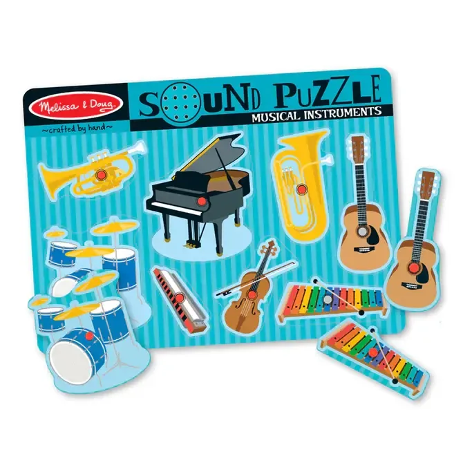 Melissa &amp; Doug Musical Instruments Sound Puzzle