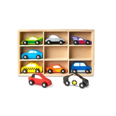 Melissa &amp; Doug Wooden Cars Set
