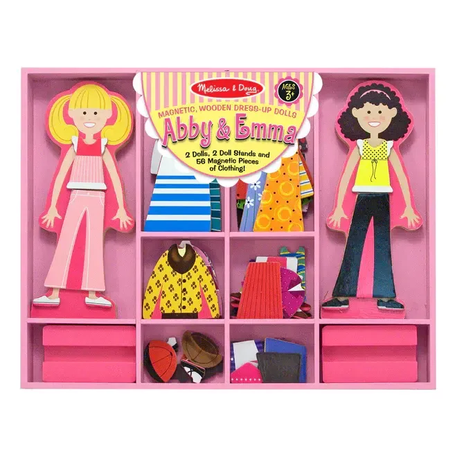 Melissa &amp; Doug Abby &amp; Emma Magnetic Dress-Up