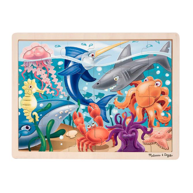 Melissa &amp; Doug Under the Sea Jigsaw (24 pc)