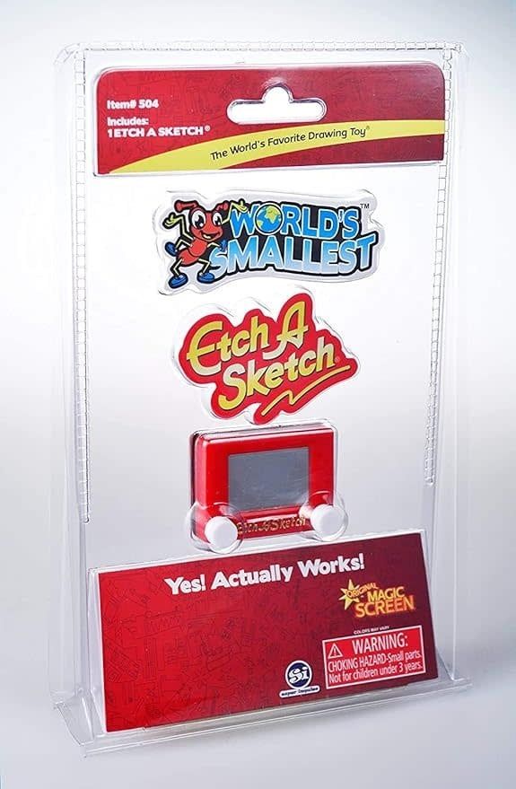 World's Smallest Etch a Sketch