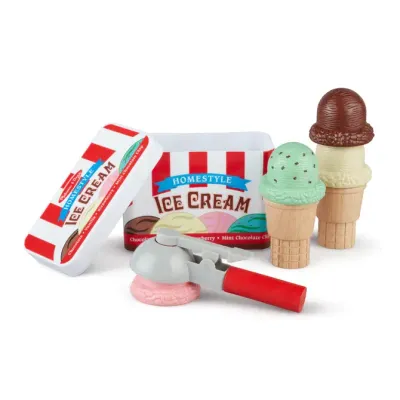 Melissa &amp; Doug Scoop &amp; Stack Ice Cream Cone Playset