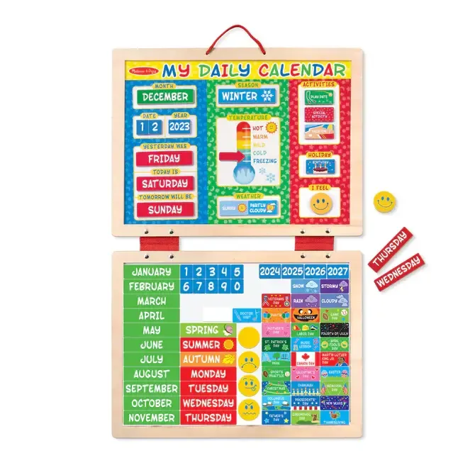 Melissa &amp; Doug My First Daily Magnetic Calendar