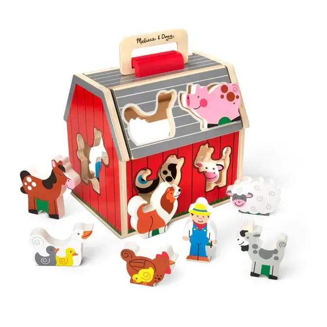 Melissa &amp; Doug Take-Along Sorting Barn