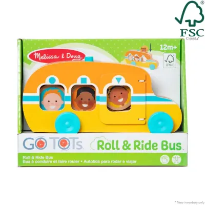 Melissa &amp; Doug GO TOTs Roll &amp; Ride Bus