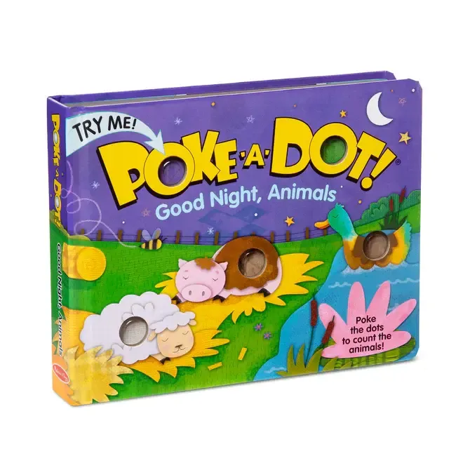 Melissa &amp; Doug Poke-A-Dot: Goodnight, Animals