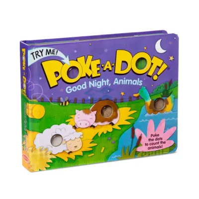Melissa &amp; Doug Poke-A-Dot: Goodnight, Animals