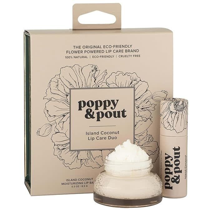 Poppy &amp; Pout Lip Care Duo Island Coconut