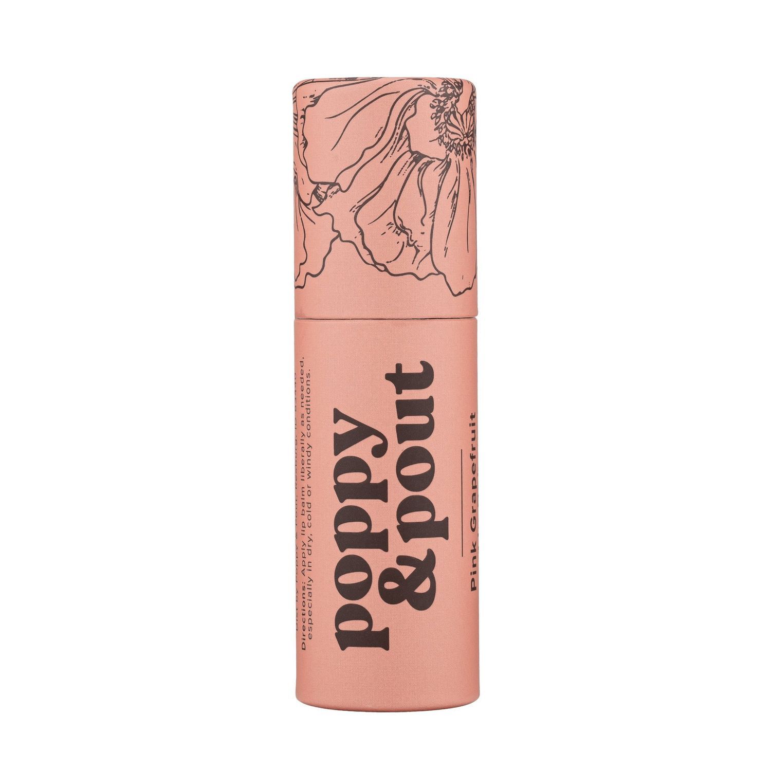 Poppy &amp; Pout Lip Balm Pink Grapefruit
