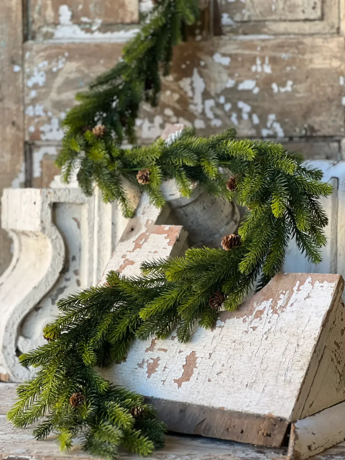 Angel Pine Garland 6’