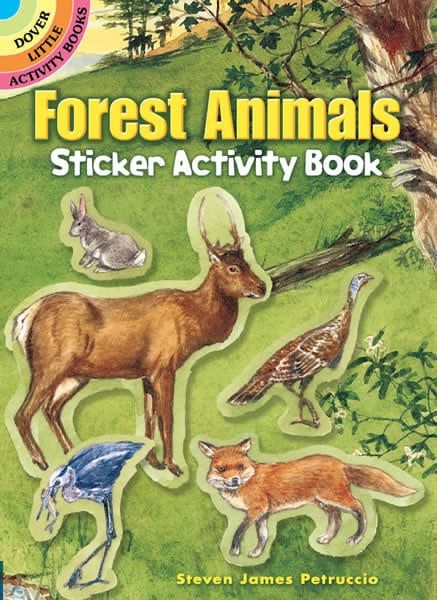 Little Activity Book - Forest Animals Sticker