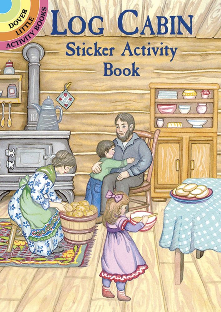 Little Activity Book - Log Cabin Sticker