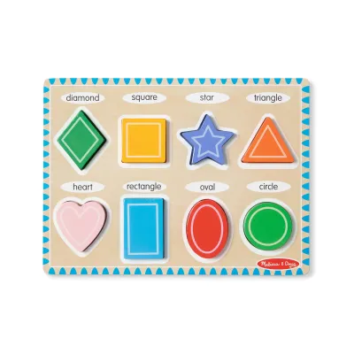 Melissa &amp; Doug Shapes Chunky Puzzle