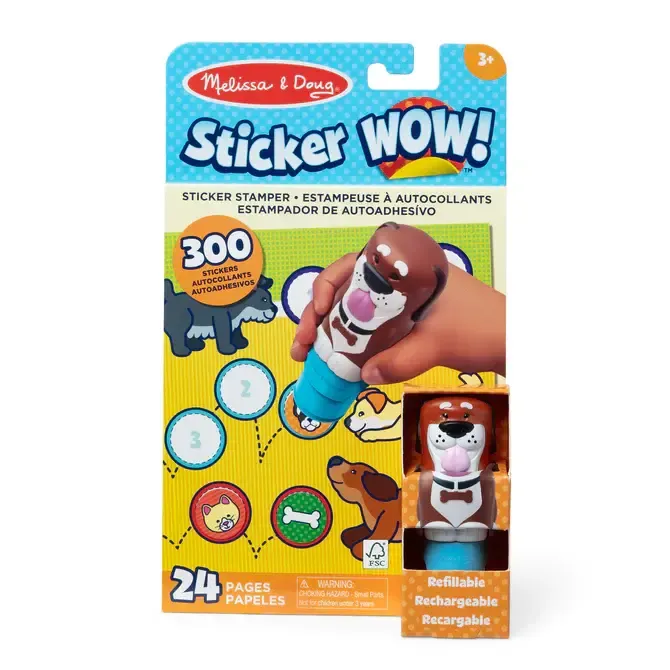 Melissa &amp; Doug Sticker WOW! Activity Pad Set -, Style: Dog