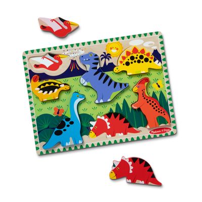 Melissa &amp; Doug Dinosaurs Chunky Puzzle