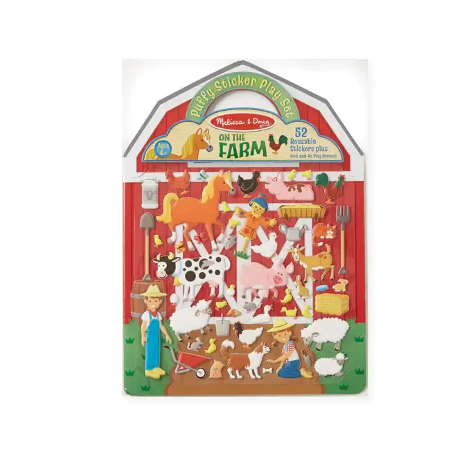 Melissa &amp; Doug Puffy Sticker - Farm