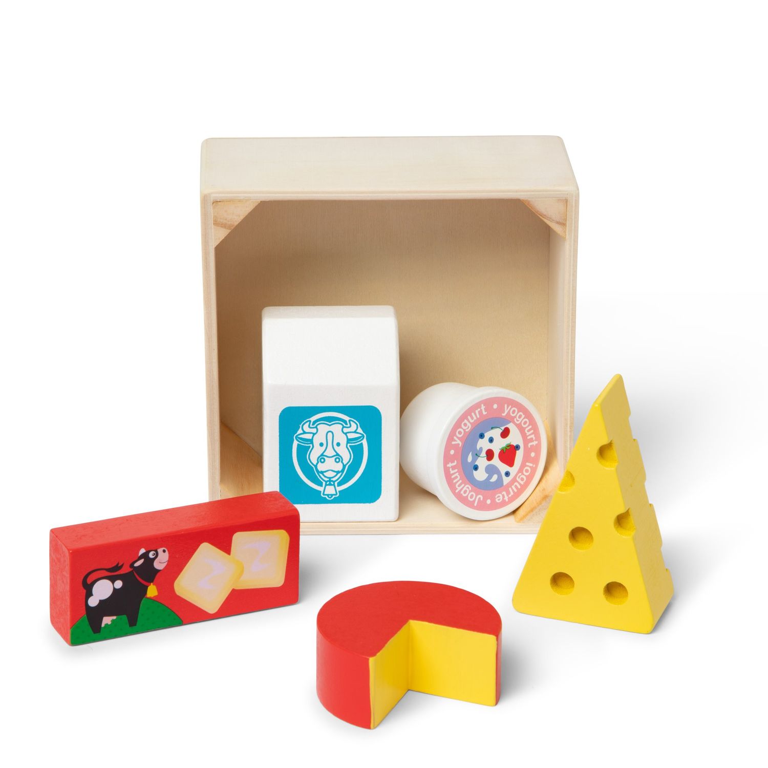 Melissa &amp; Doug Wooden Food Groups Play Set -, Style: Dairy