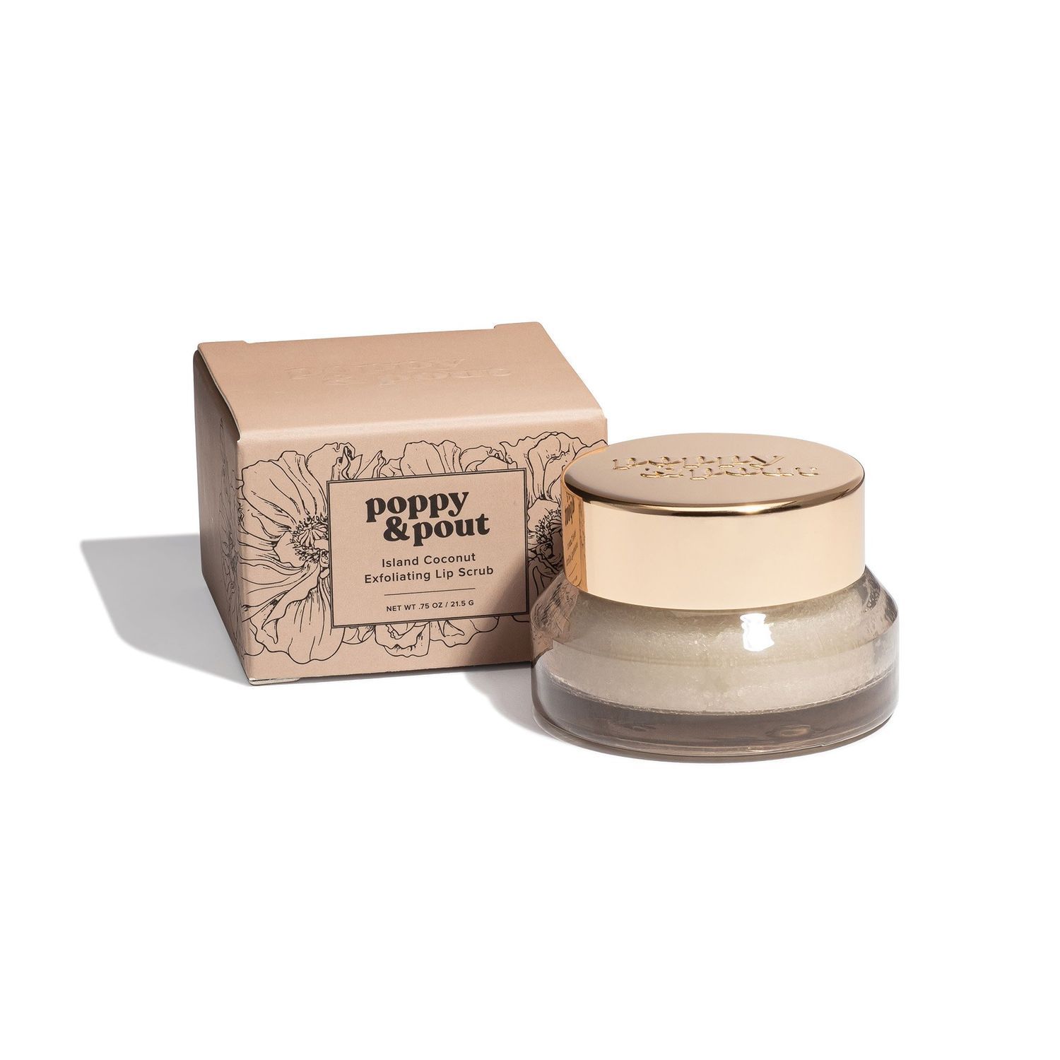 Poppy &amp; Pout Lip Scrub Island Coconut