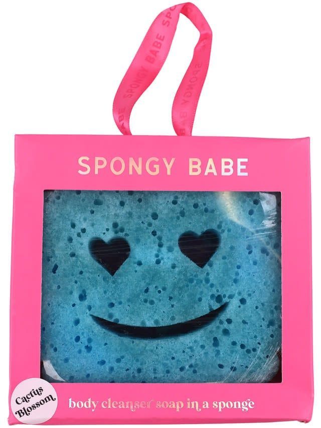 Simply Souther® Bath Sponge, Color: Blue Cactus Blossom