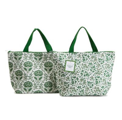 Countryside Lunch Tote - Green Assorted