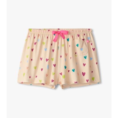 Women's PJ Shorts in Bag Jelly Bean Heart