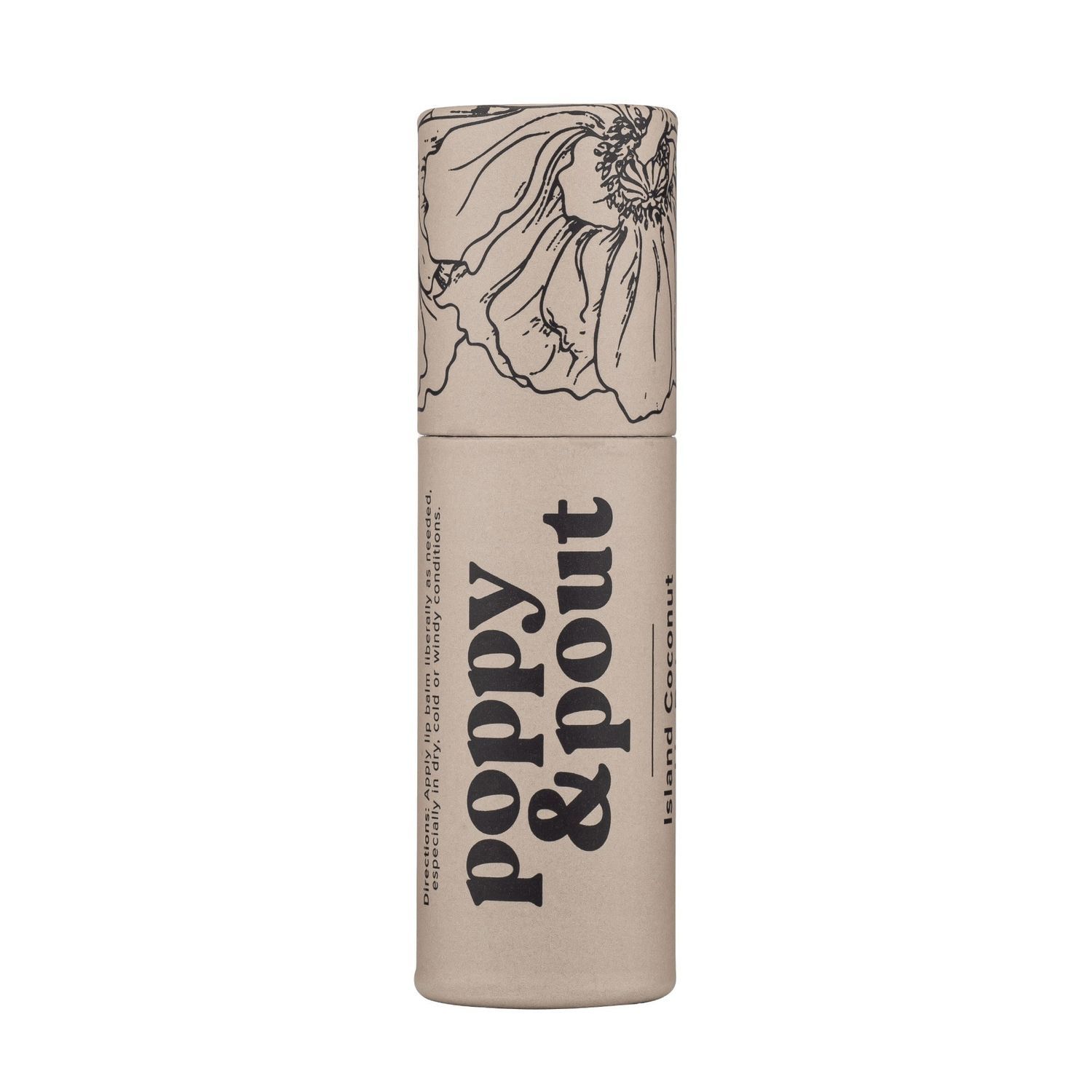 Poppy &amp; Pout Lip Balm Island Coconut