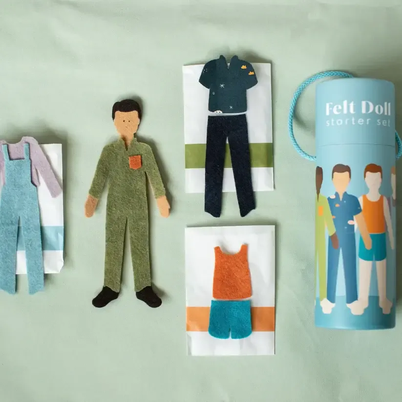 Felt Doll Boy Starter Set