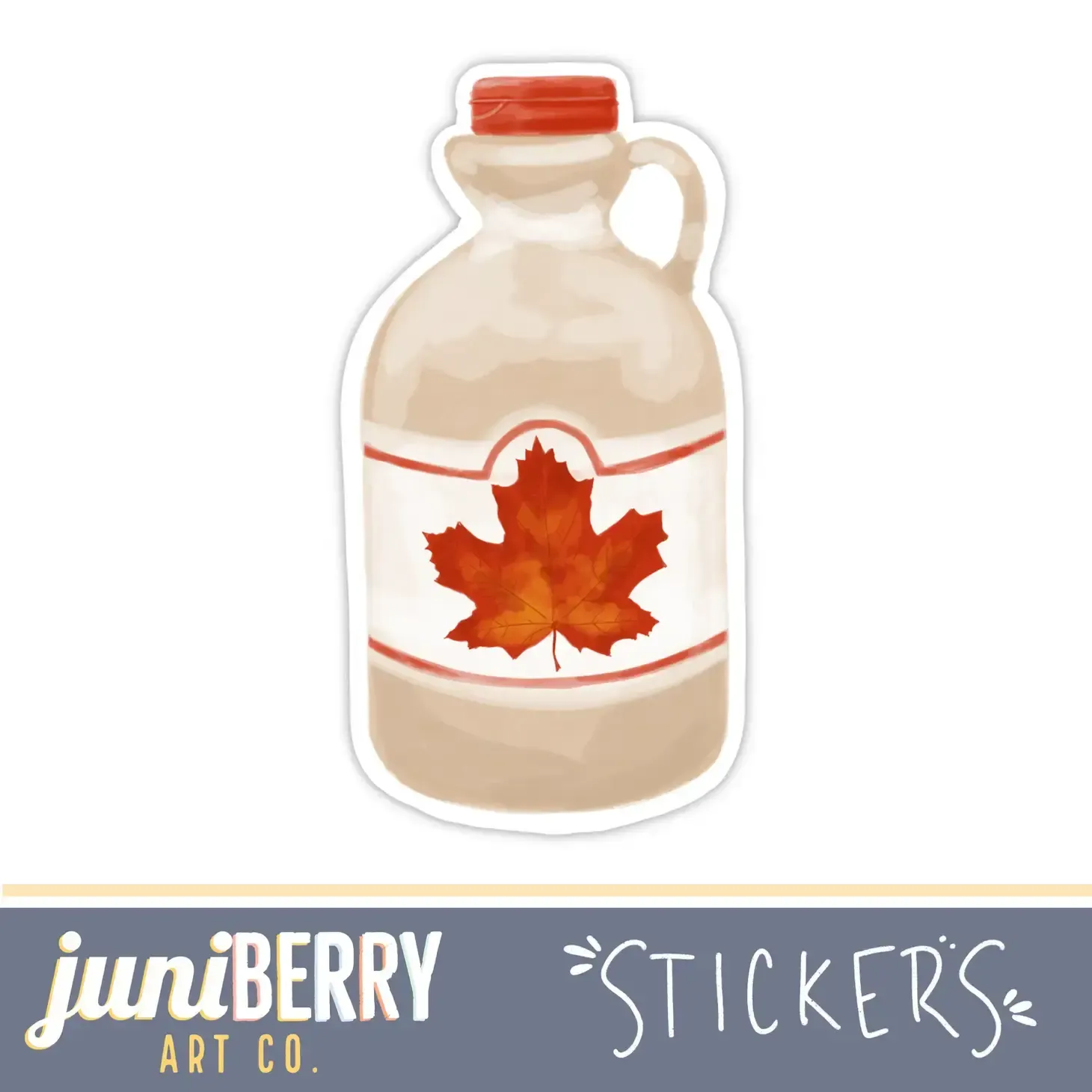 Maple Syrup Sticker