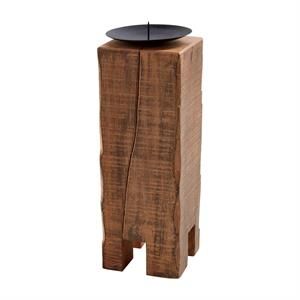 Reclaimed Block Candlestick Large