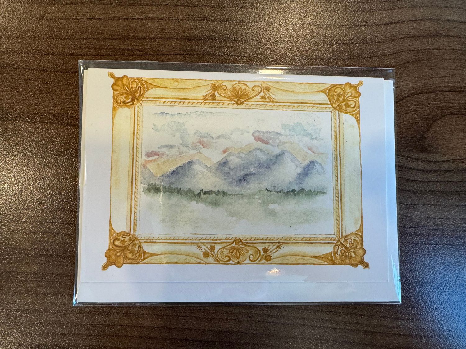 Mountains in frame