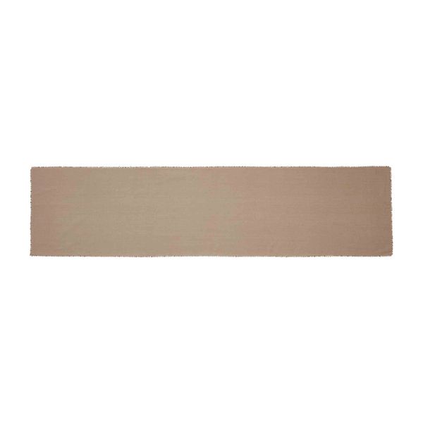 Pom Table Runner Gray