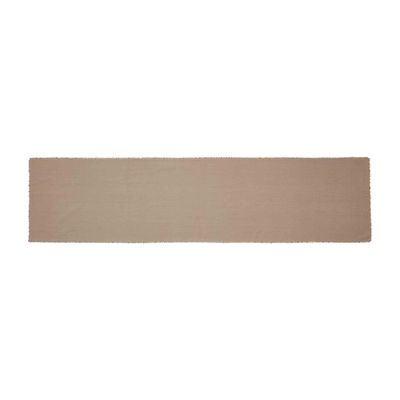 Pom Table Runner Gray
