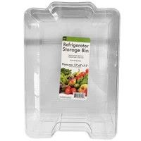 Md Clear Refrigerator Storage Box w/Handles