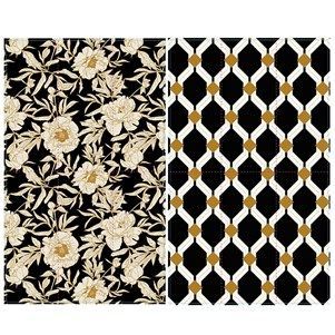 Microfiber Double Sided Towel Ivory Roses